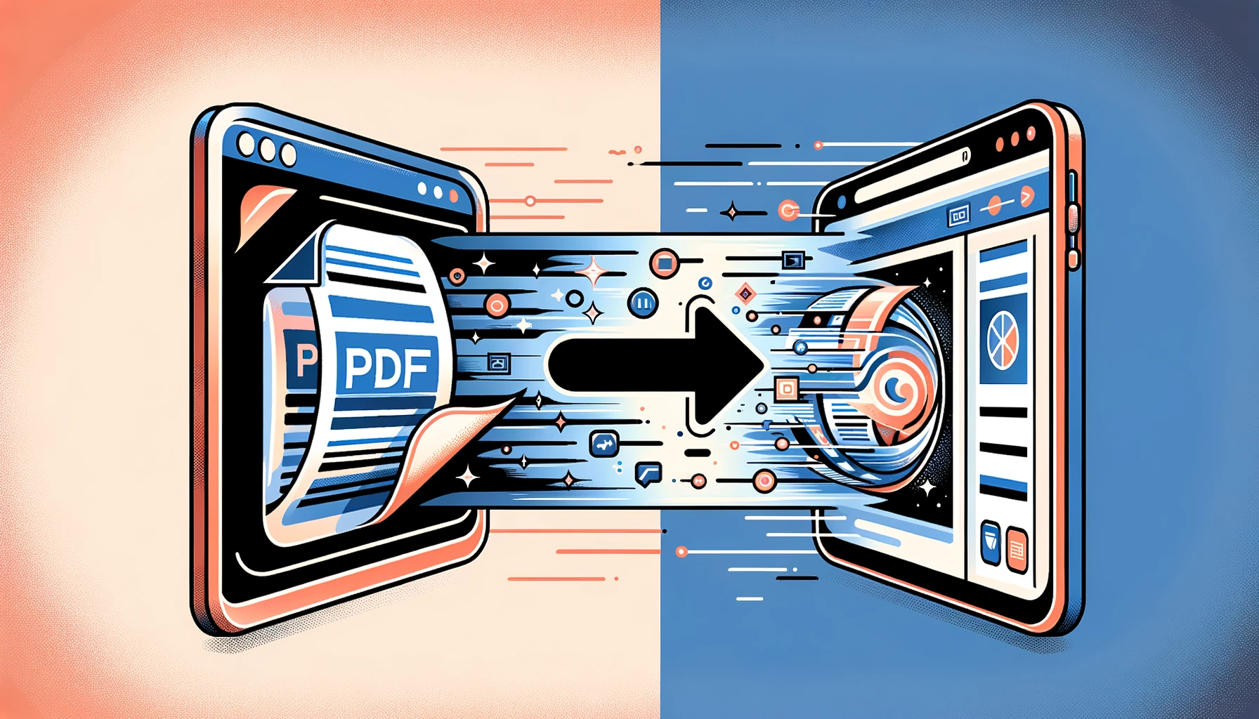 Generation of PDF to Website